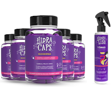 1 Hidra Caps + 1 Tônico